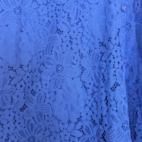 Elegant Blue Lace Women's Set - Picture 3 of 6